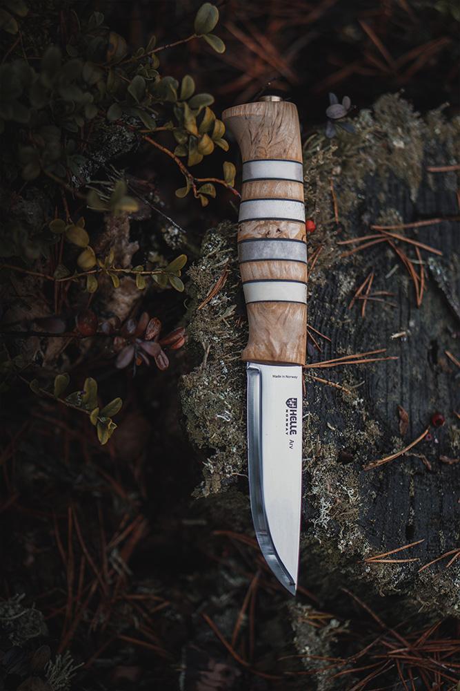 Helle Arv knife in Norwegian nature